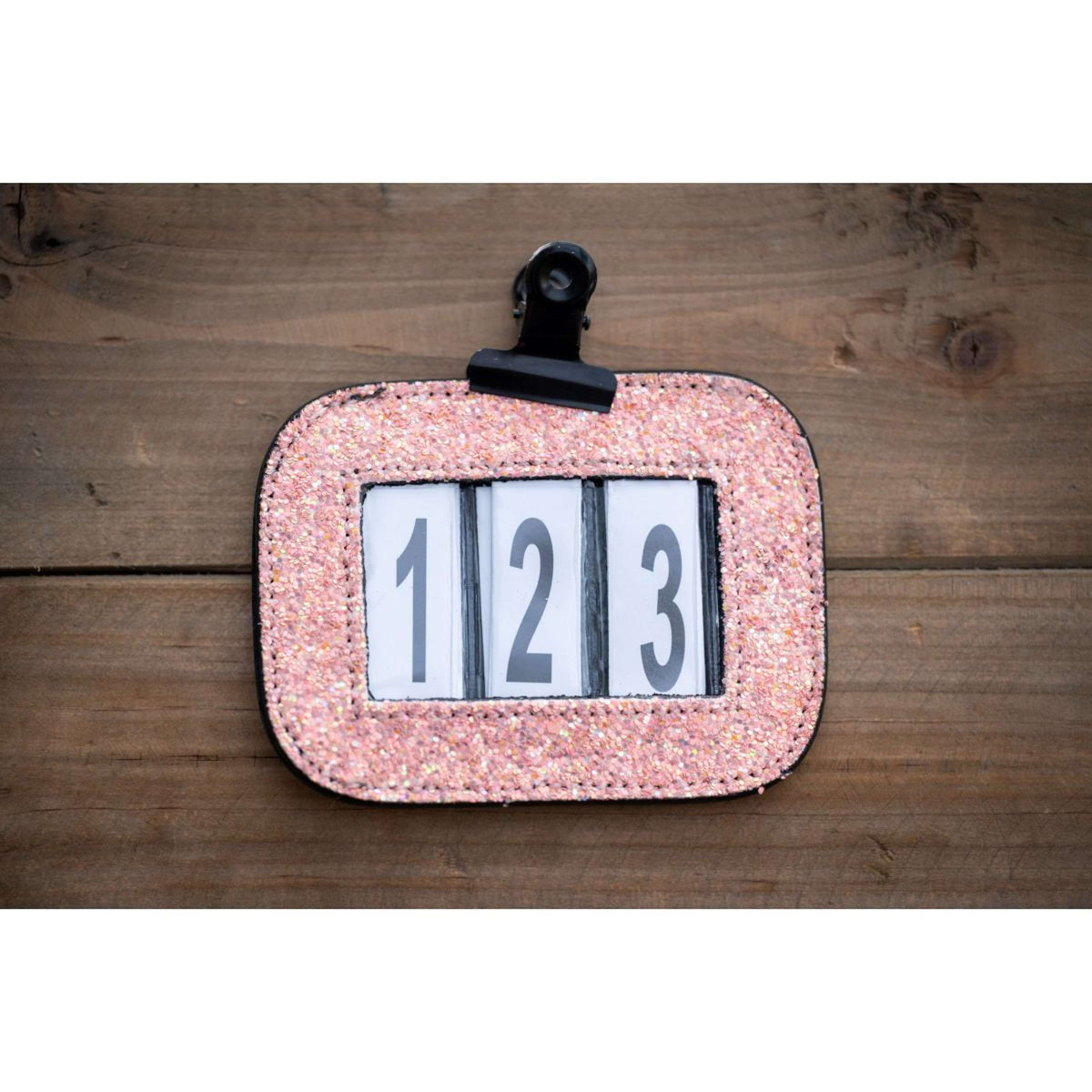 HB Ruitersport Numeri per testiera Showtime Glitter Rosa