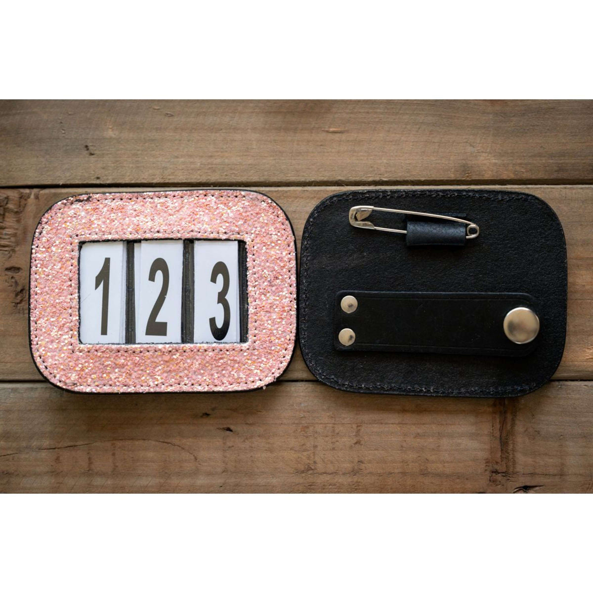 HB Ruitersport Numeri per testiera Showtime Glitter Rosa