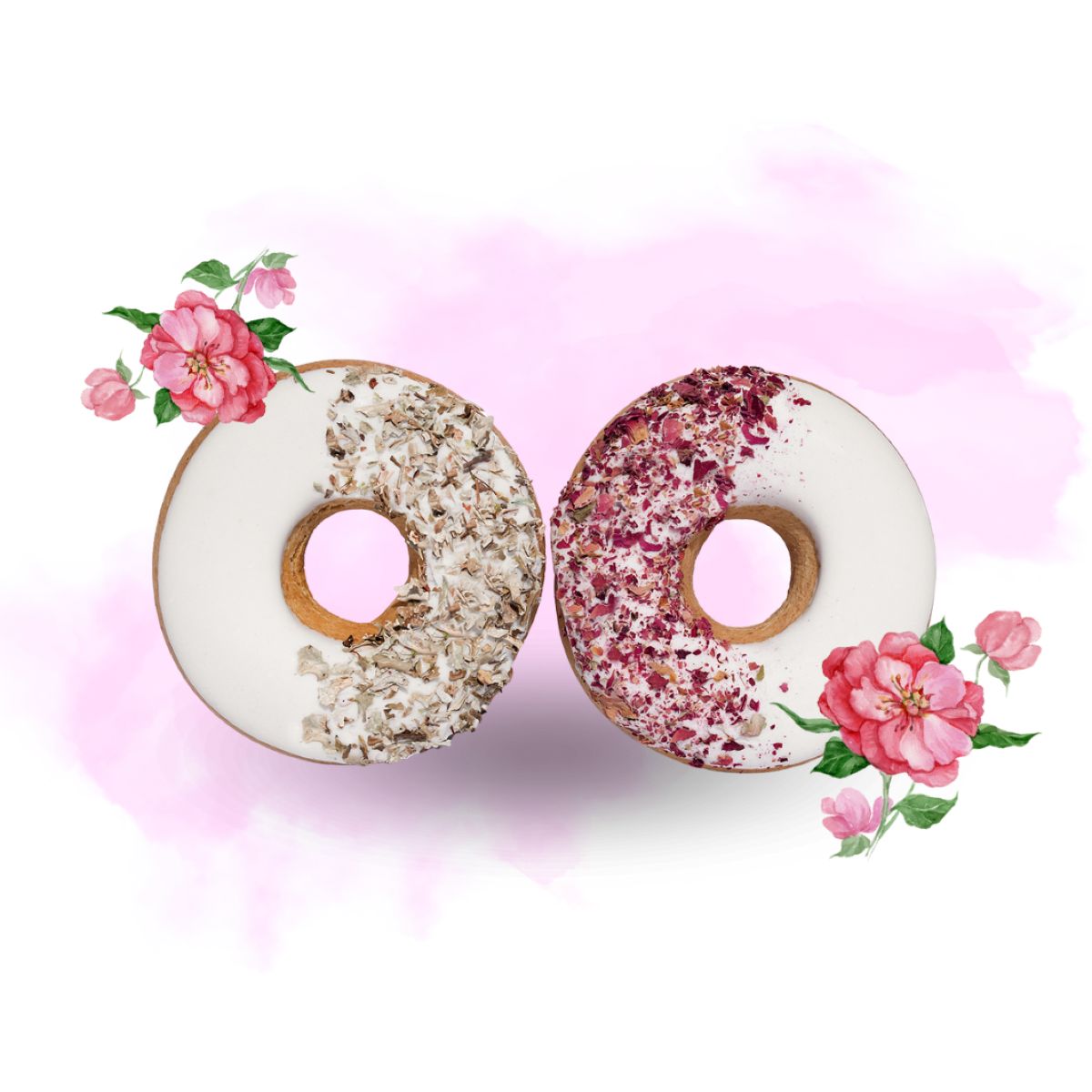Candy Horse Ciambella Rose petals/Iceland moss