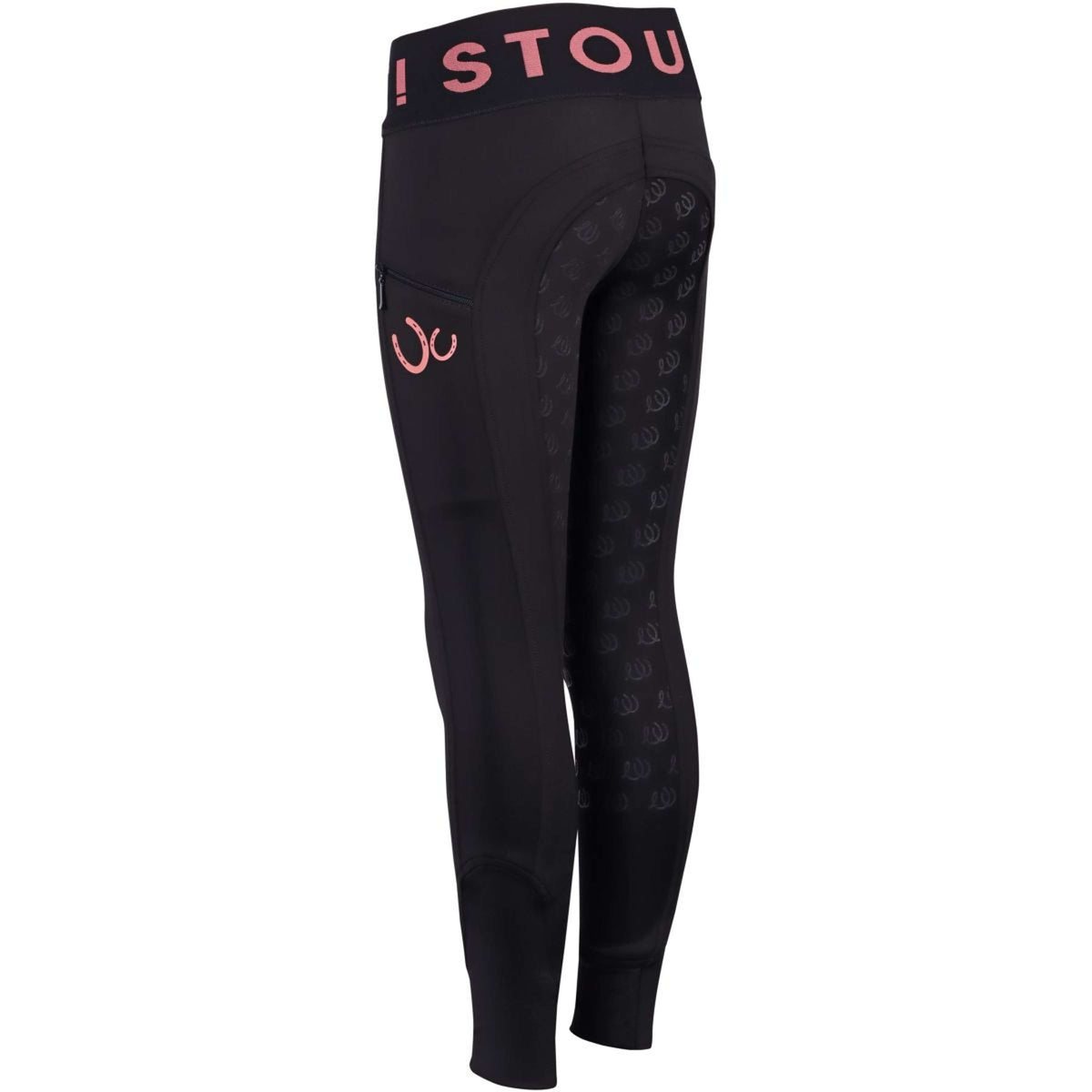 Harry's Horse Leggings da Equitazione STOUT! Coral Full Grip Nero