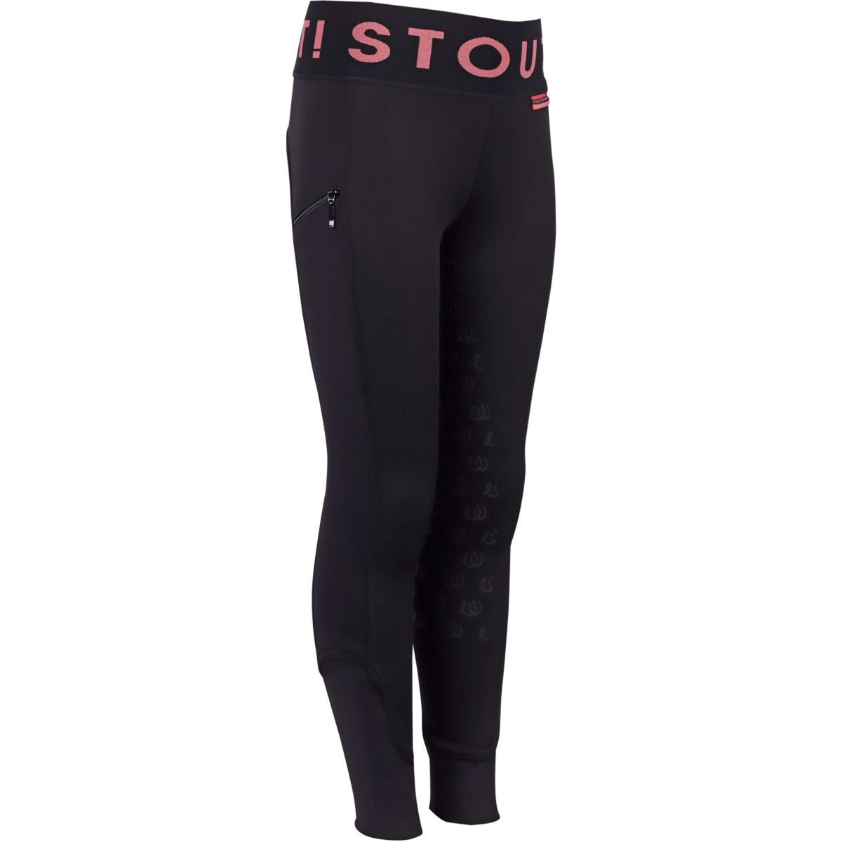 Harry's Horse Leggings da Equitazione STOUT! Coral Full Grip Nero