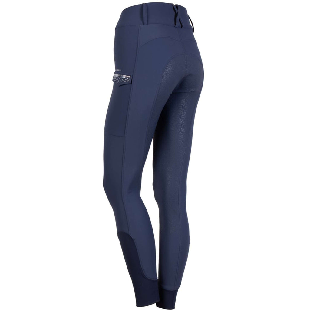 Harry's Horse Pantaloni da Equitazione Denici Cavalli Purple Passion Full Grip Peacoat