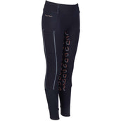 Harry's Horse Pantaloni da Equitazione Equitights Diva Mauvewood Denim Full Grip Collegiate-Blue