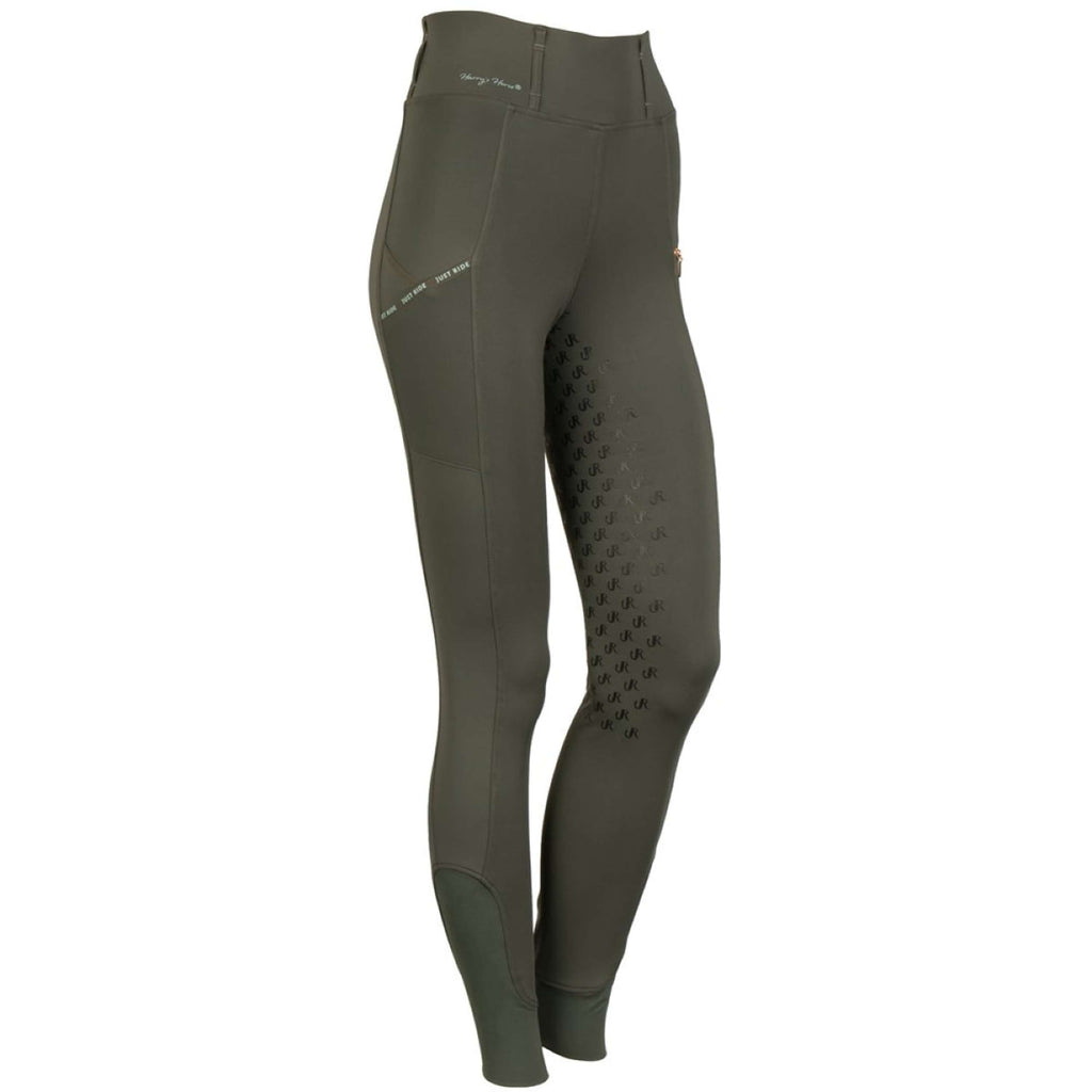 Harry's Horse Leggings da Equitazione Equitights Just Ride Summer Chique Full Grip Kambaba