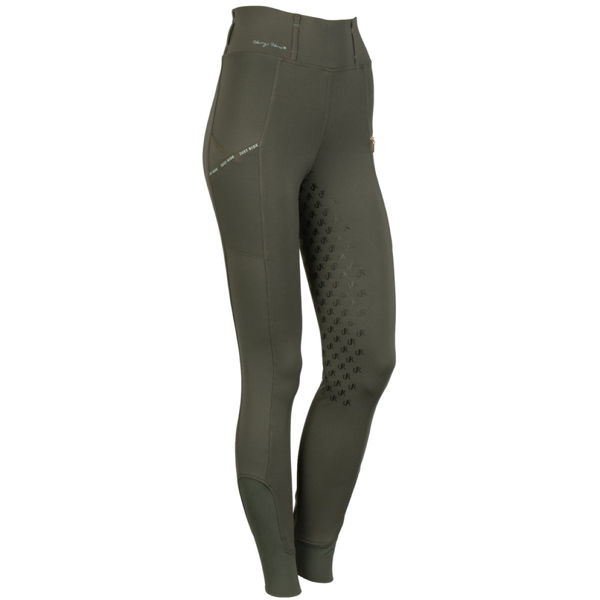 Harry's Horse Leggings da Equitazione Equitights Just Ride Summer Chique Full Grip Kambaba