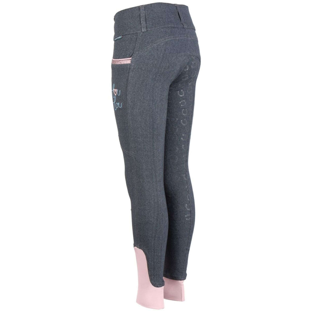 Harry's Horse Leggings da Equitazione LouLou Full Grip Reflecting Pond