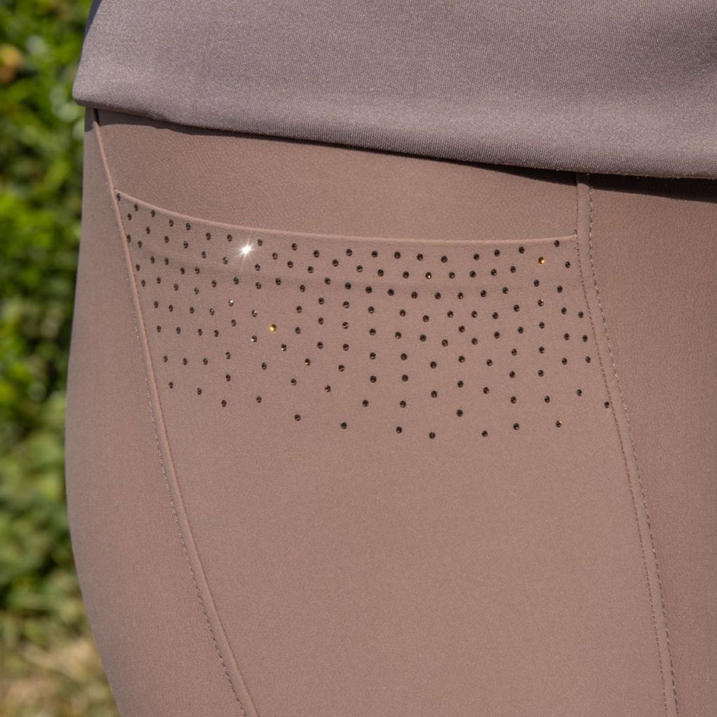 Harry's Horse Leggings da Equitazione Classy Full Grip Coffee Quartz