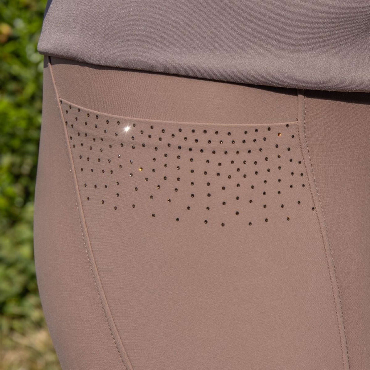 Harry's Horse Leggings da Equitazione Classy Full Grip Coffee Quartz