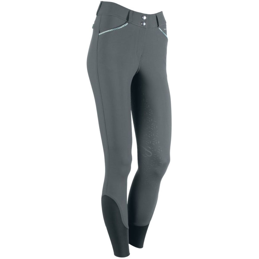 Harry's Horse Pantaloni da Equitazione Trendy Full Grip Black Sand