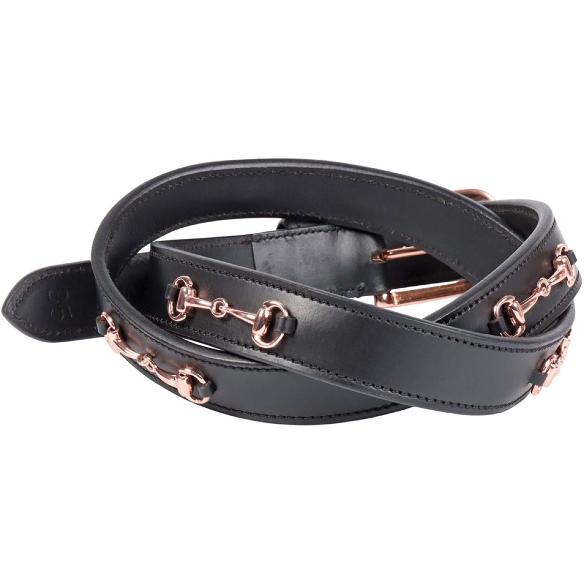 Harry's Horse Cintura Bit Nero/Oro rosa