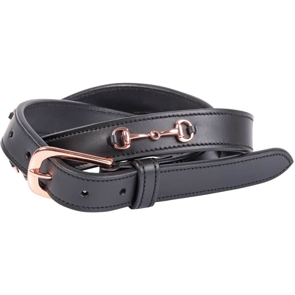 Harry's Horse Cintura Bit Nero/Oro rosa