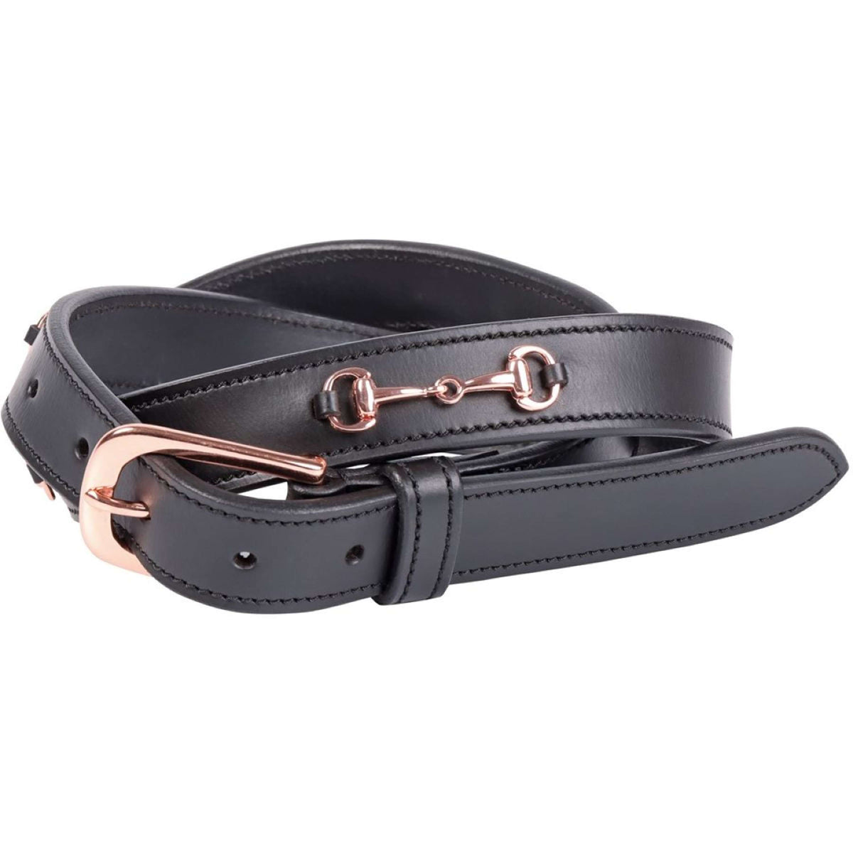 Harry's Horse Cintura Bit Nero/Oro rosa