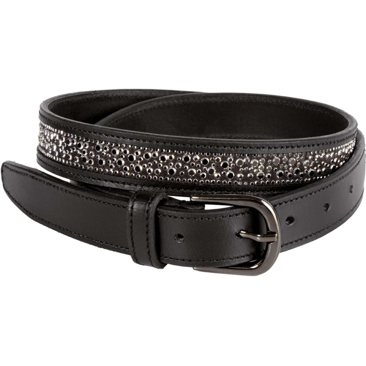 Harry's Horse Cintura Leder Crystal Drops Gunmetal