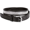 Harry's Horse Cintura Leder Crystal Drops Argento