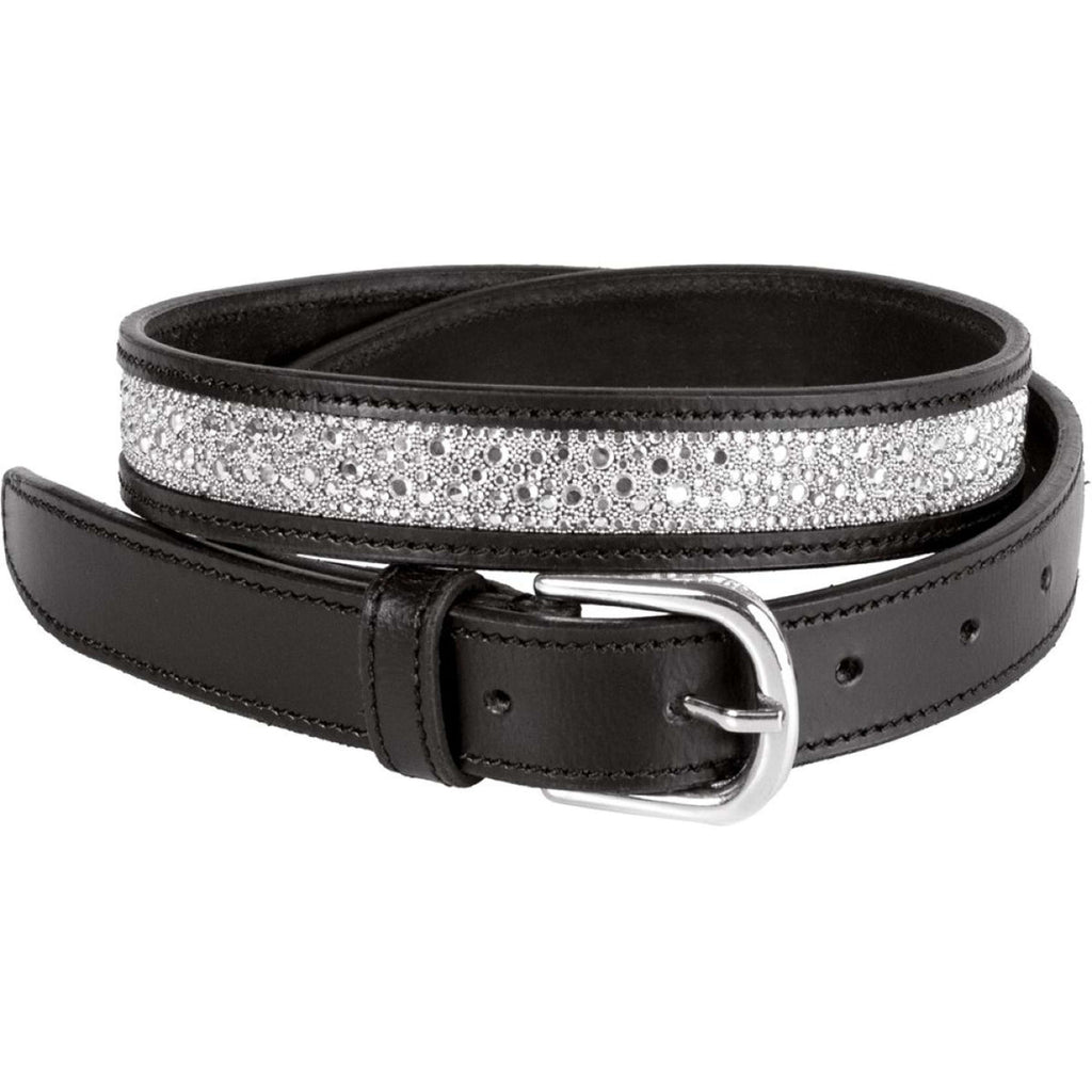 Harry's Horse Cintura Leder Crystal Drops Argento