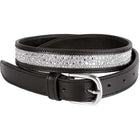 Harry's Horse Cintura Leder Crystal Drops Argento