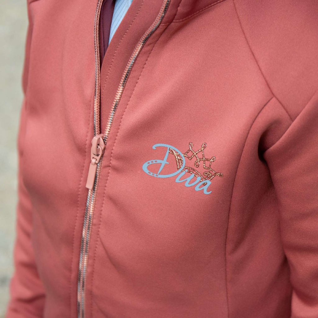 Harry's Horse Felpa con cappuccio e zip Diva Mauvewood Mauvewood