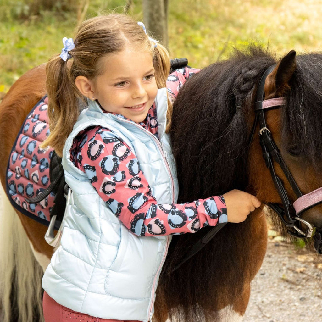 Harry's Horse Gilet Diva Mauvewood Faded-Denim