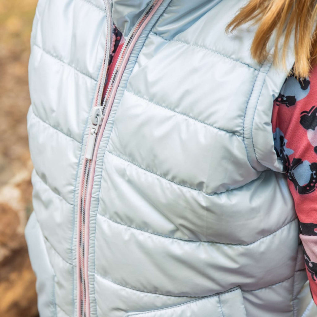 Harry's Horse Gilet Diva Mauvewood Faded-Denim