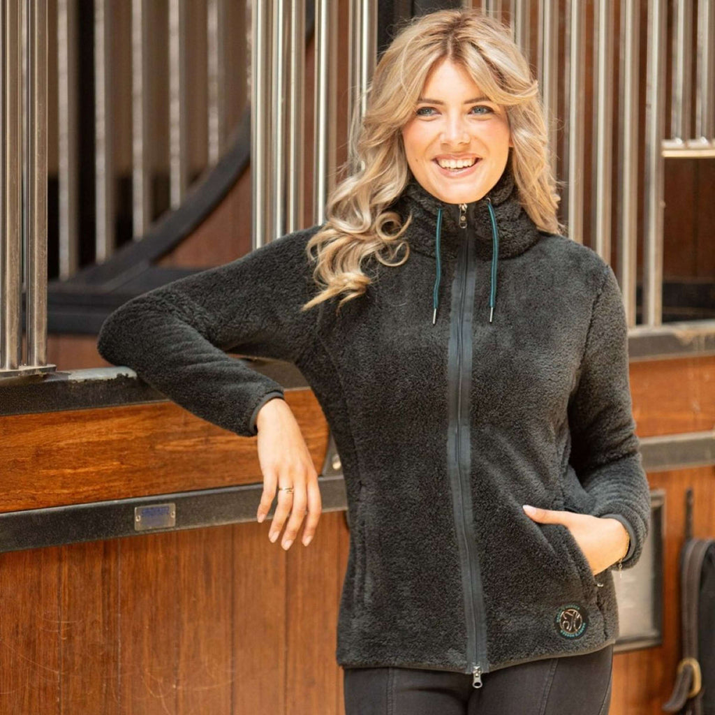 Harry's Horse Felpa con cappuccio e zip Trendy Black Sand