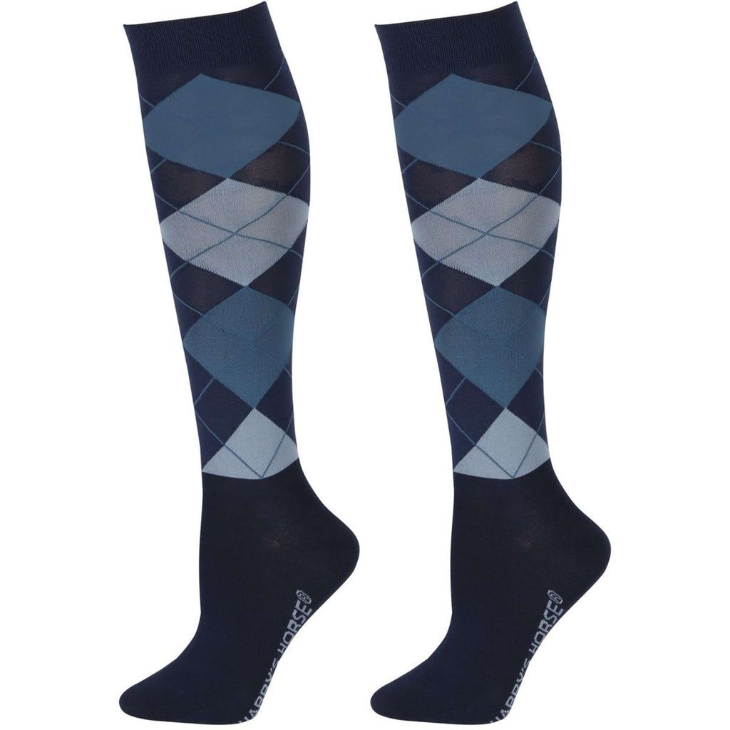 Harry's Horse Calze da Equitazione Arygle Navy