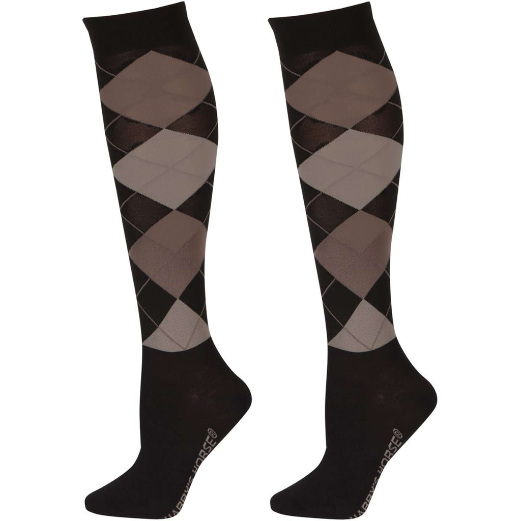 Harry's Horse Calze da Equitazione Arygle Nero
