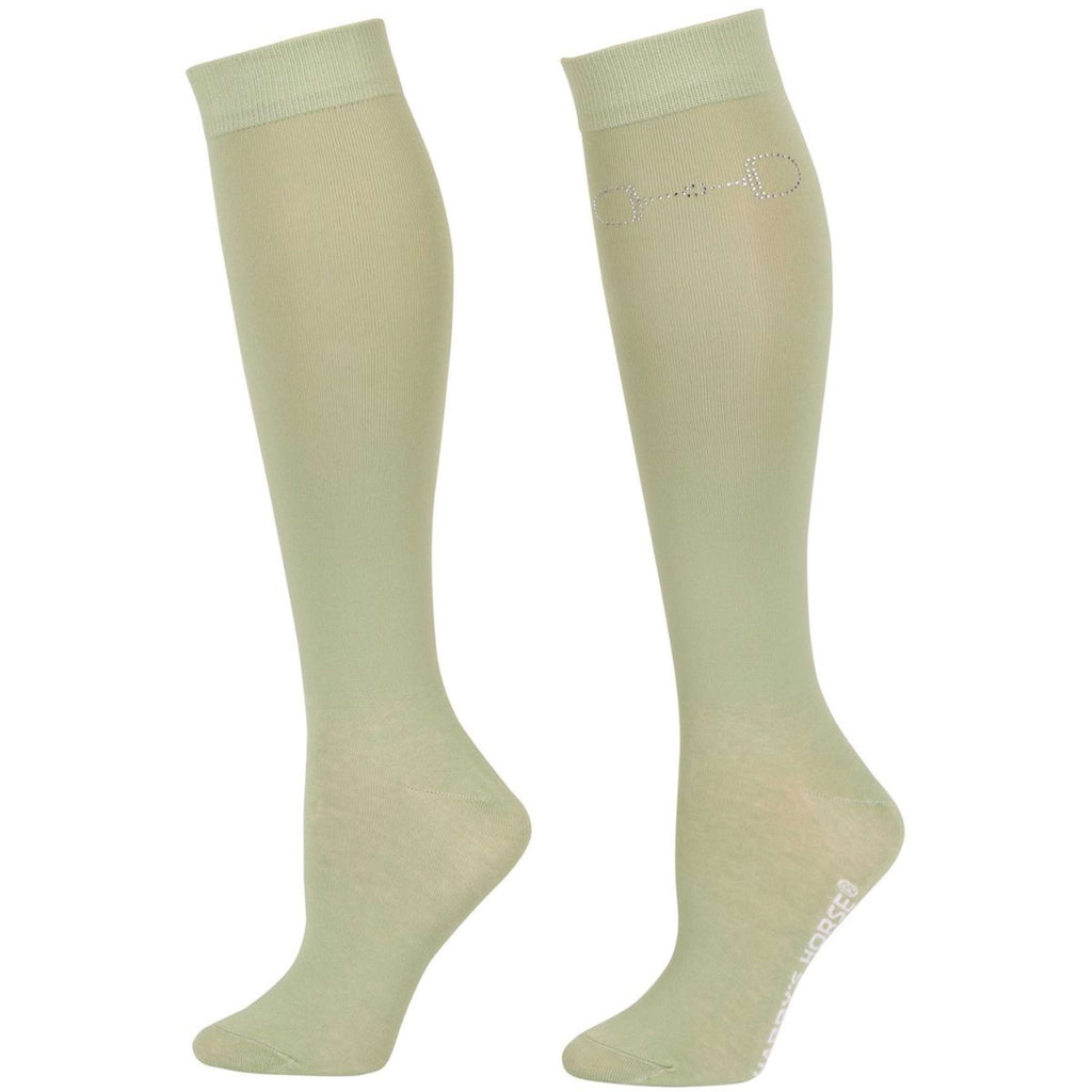 Harry's Horse Calze da Equitazione Bit Verde