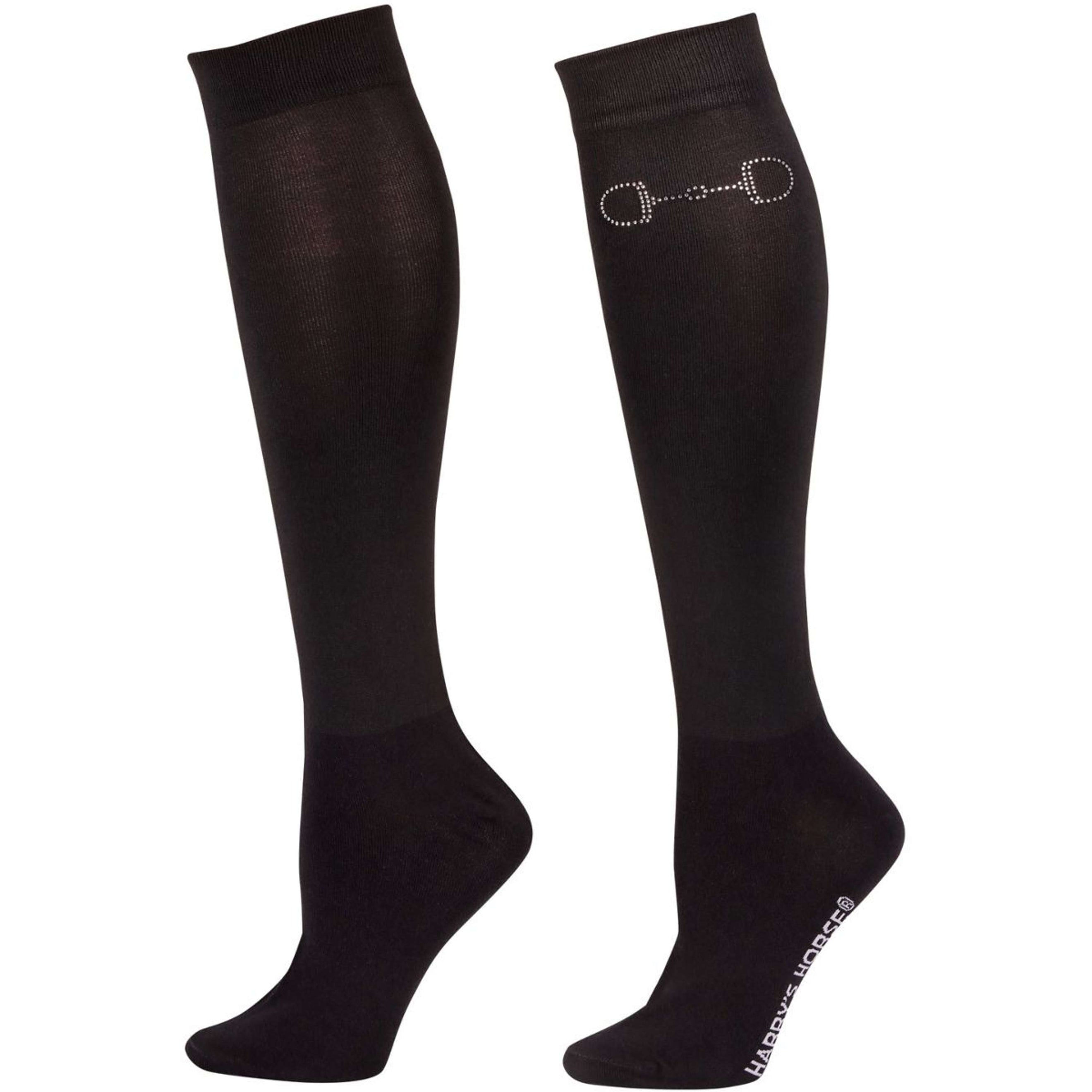 Harry's Horse Calze da Equitazione Bit Nero Harry's Horse Calze da Equitazione Bit Nero