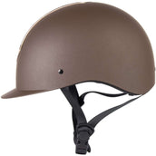 Harry's Horse Casco da equitazione Pro F2 Marrone/Oro