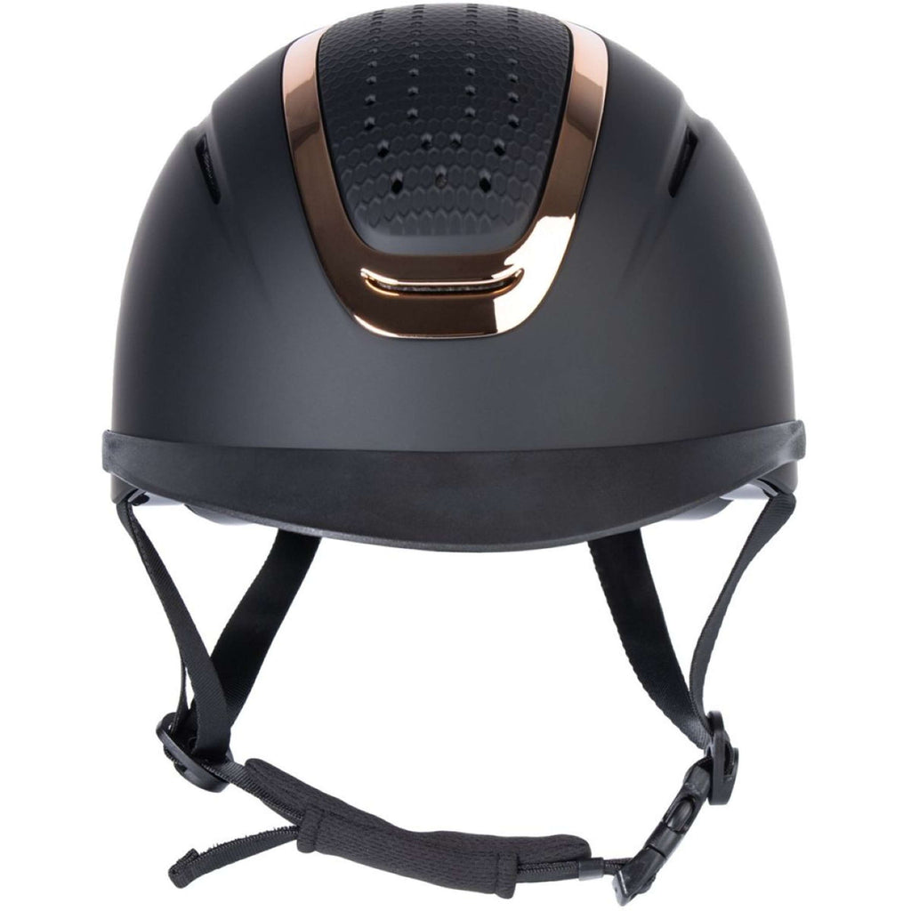 Harry's Horse Casco da equitazione Mont Denali II Nero/Oro rosa