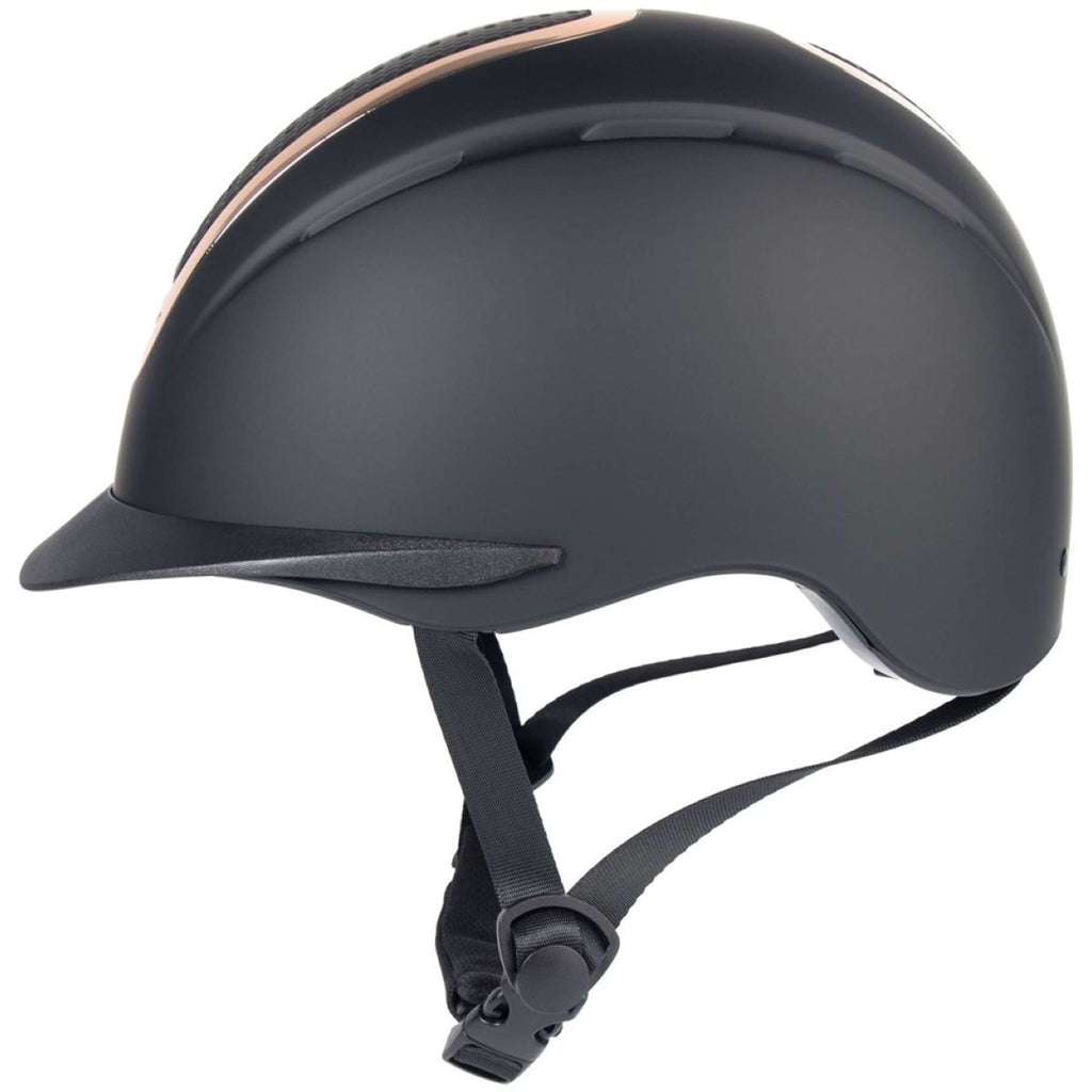 Harry's Horse Casco da equitazione Mont Denali II Nero/Oro rosa