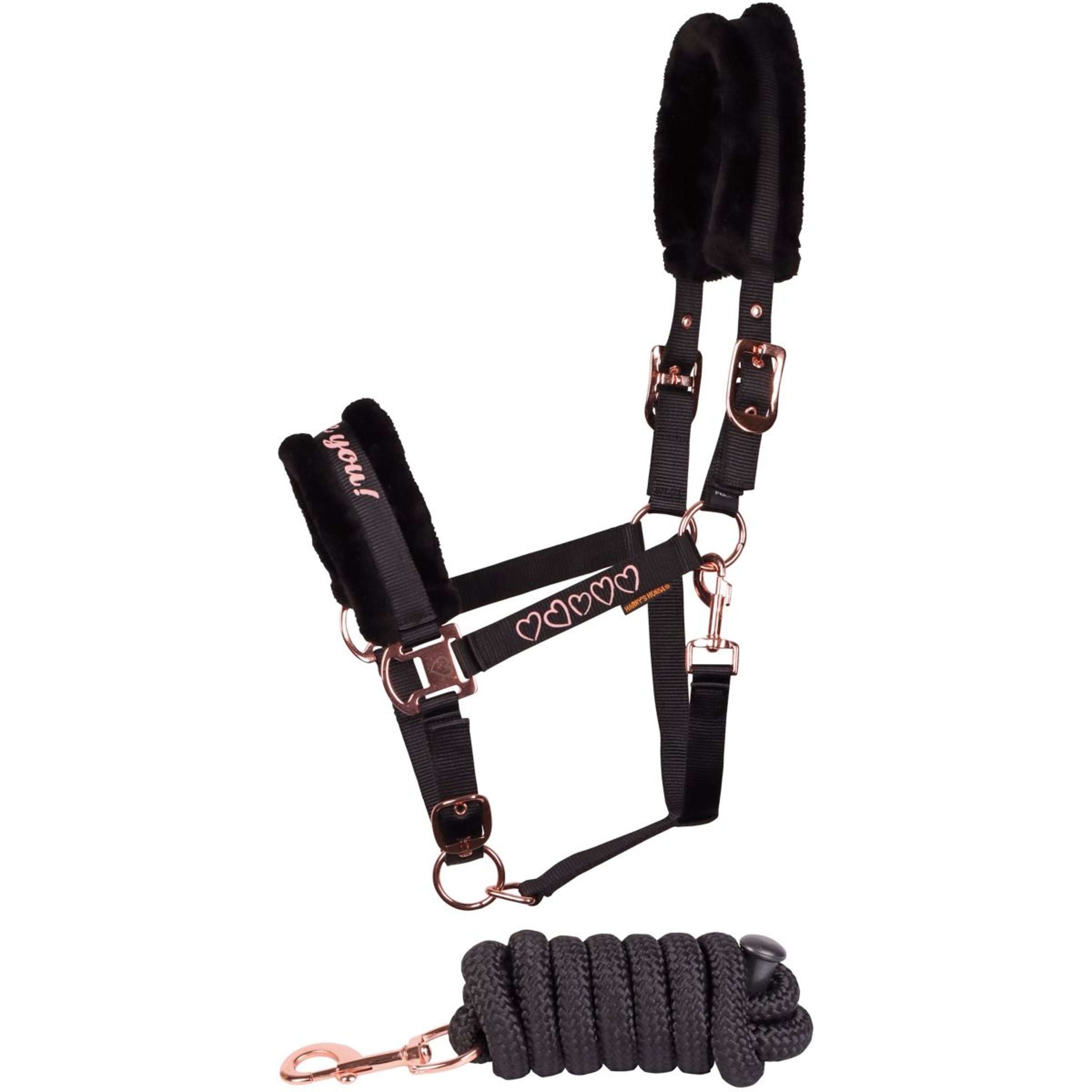 Harry's Horse Set Cavezza Love Nero Harry's Horse Set Cavezza Love Nero