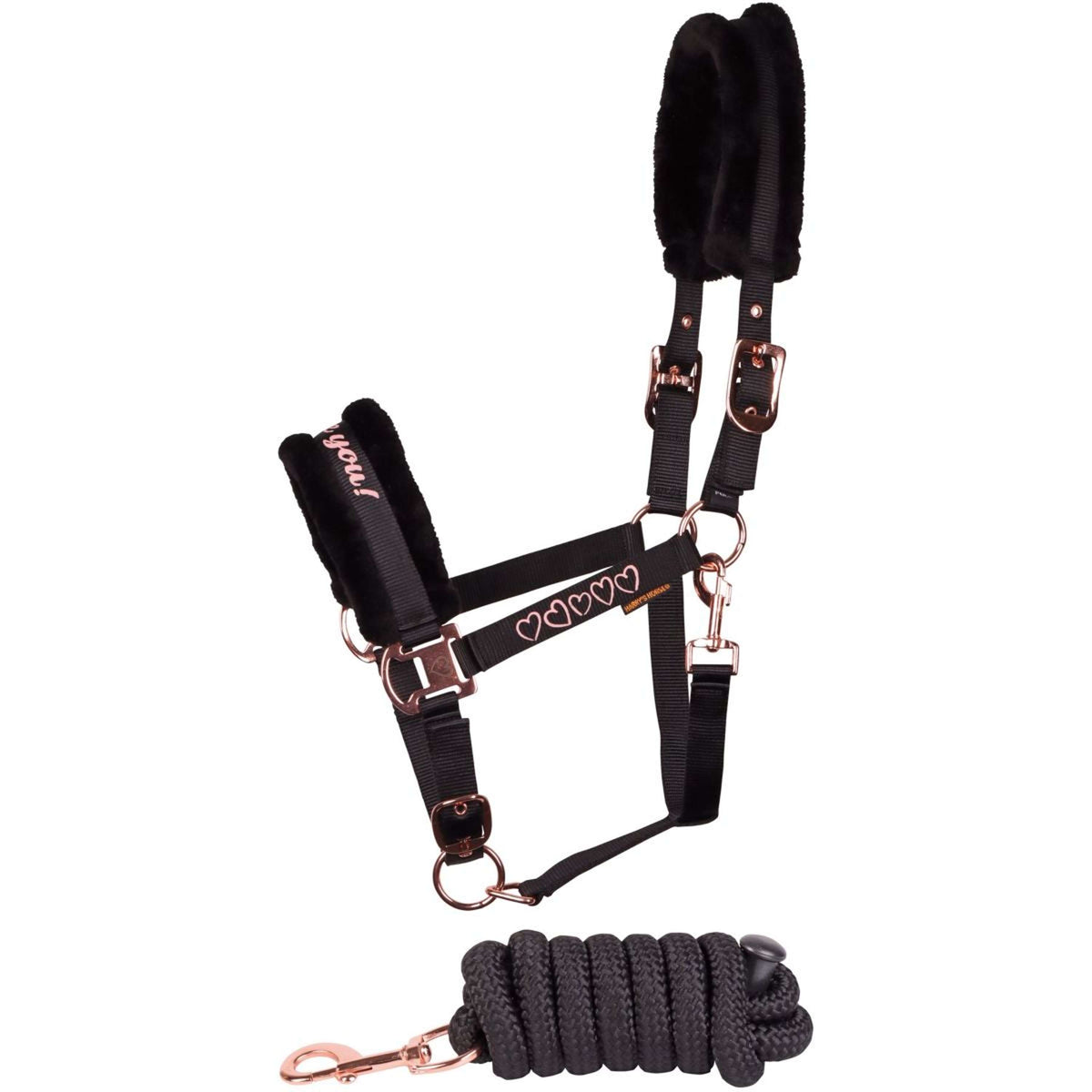 Harry's Horse Set Cavezza Love Nero