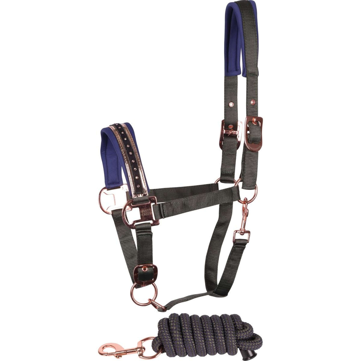 Harry's Horse Set Cavezza Denici Cavalli Bosque Verde militare