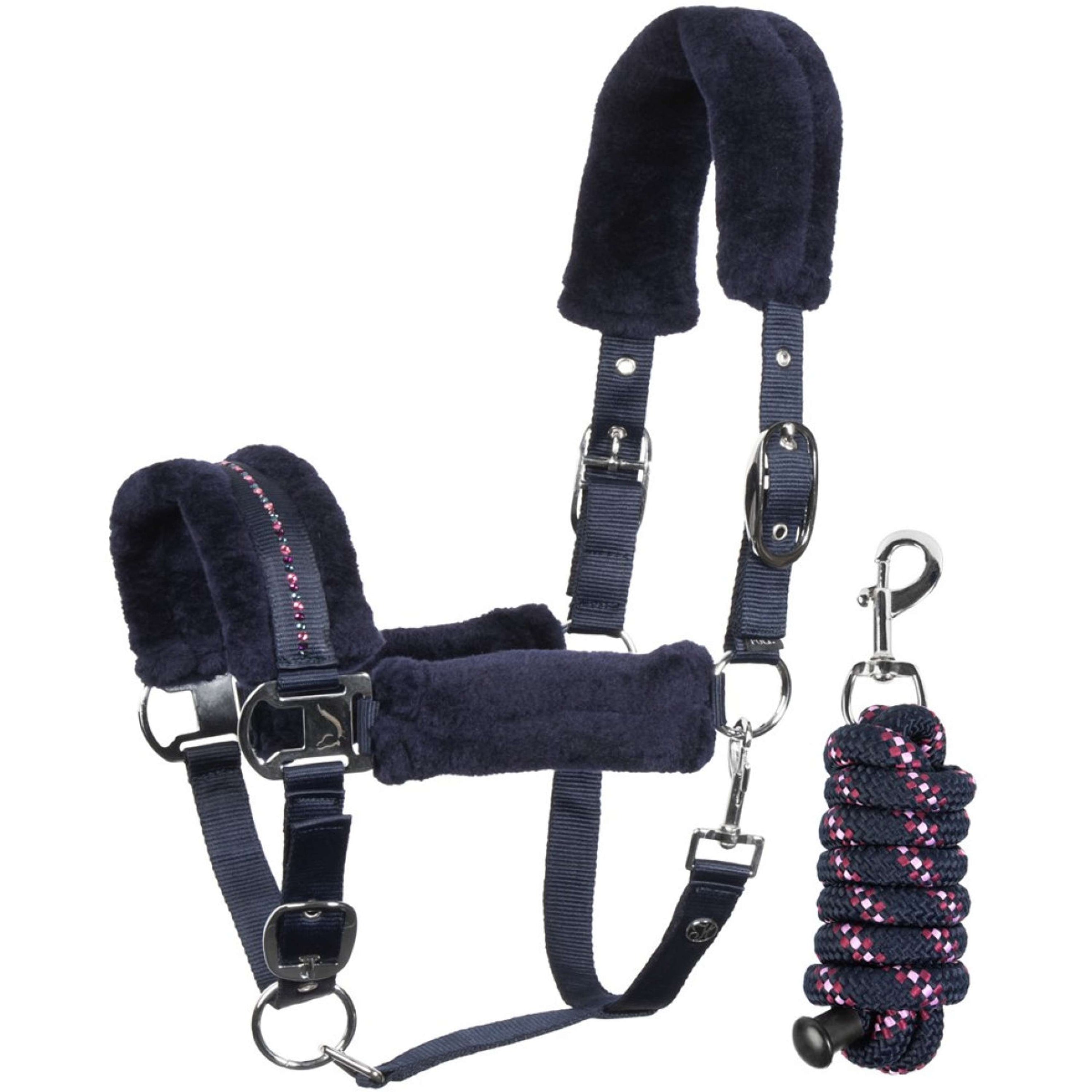 Harry's Horse Set Cavezza Denici Cavalli Purple Passion Crystal Peacoat