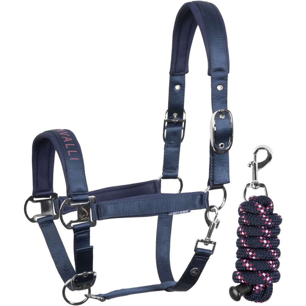 Harry's Horse Set Cavezza Denici Cavalli Purple Passion Satin Peacoat