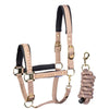 Harry's Horse Set Cavezza Crystal Taupe Grey