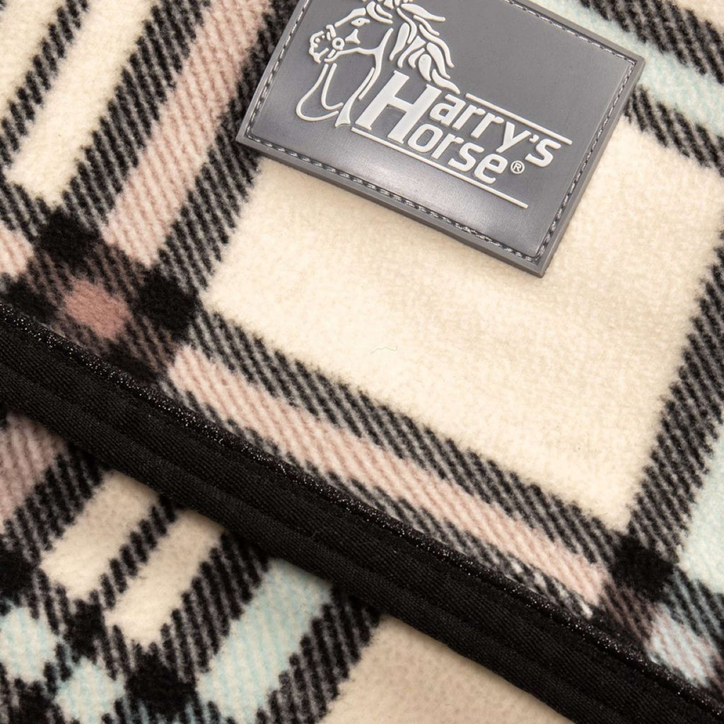 Harry's Horse Coperta in Pile Check Crema