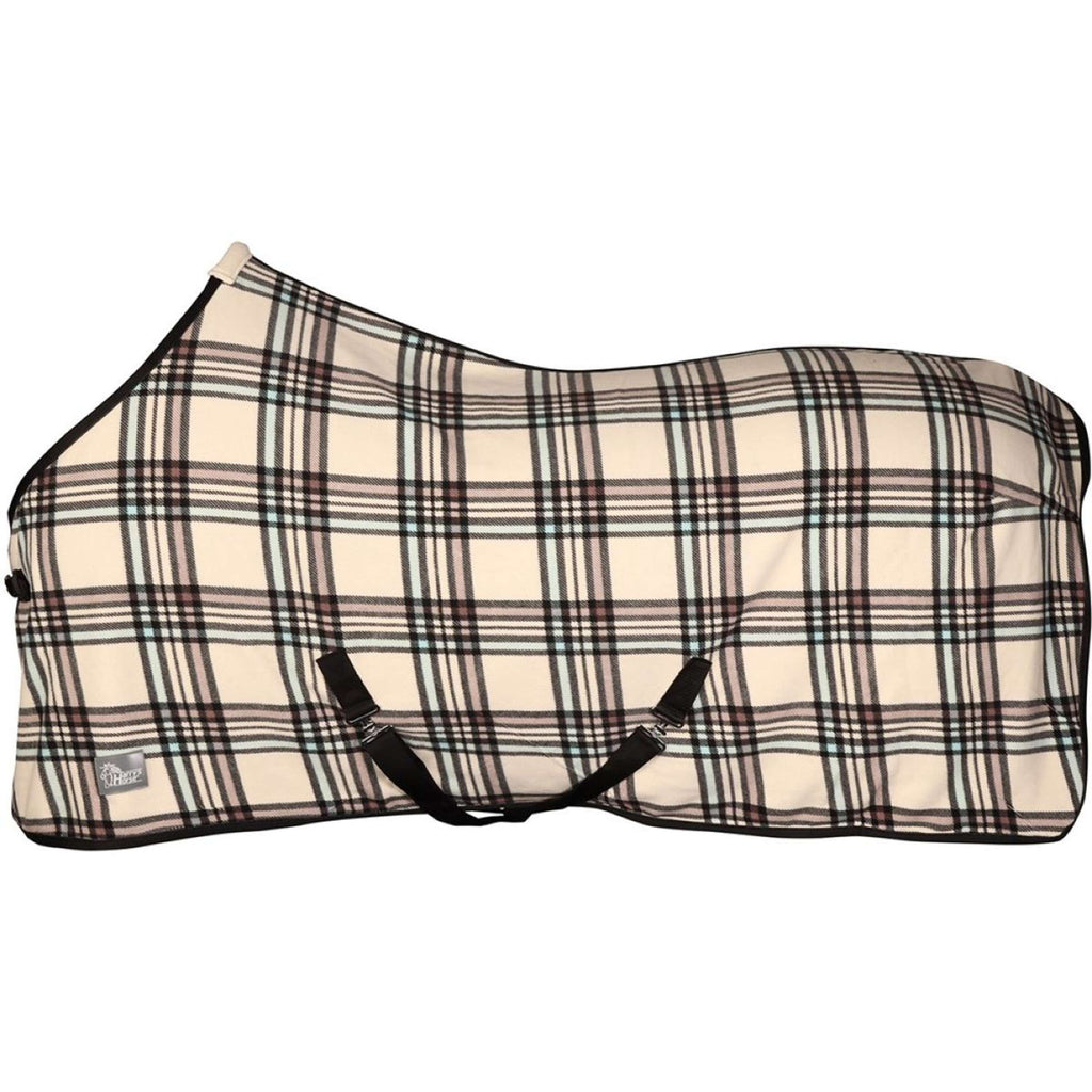Harry's Horse Coperta in Pile Check Crema