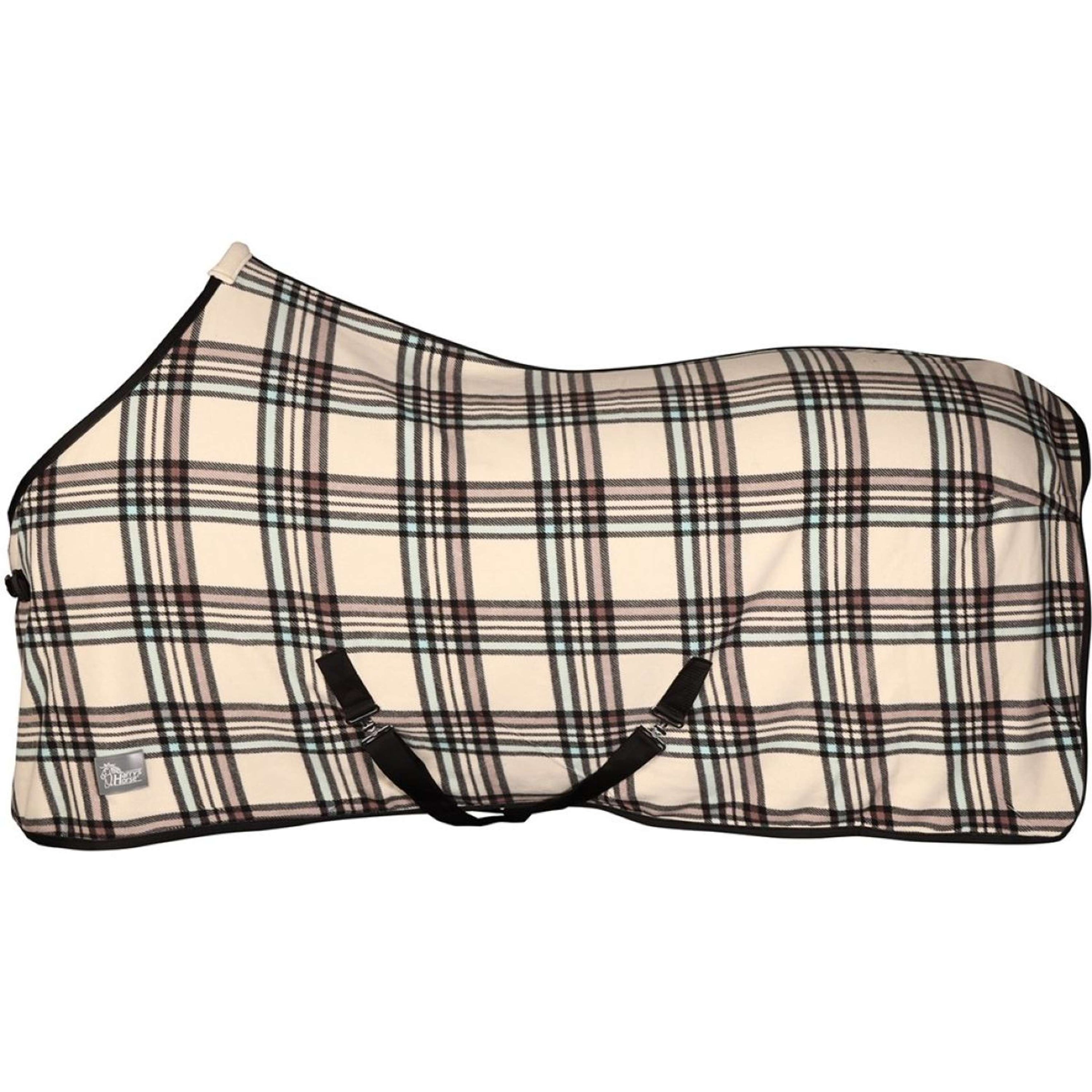 Harry's Horse Coperta in Pile Check Crema Harry's Horse Coperta in Pile Check Crema