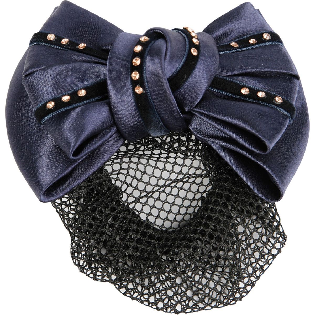 Harry's Horse Fermaglio per capelli Strass Rosegold Navy