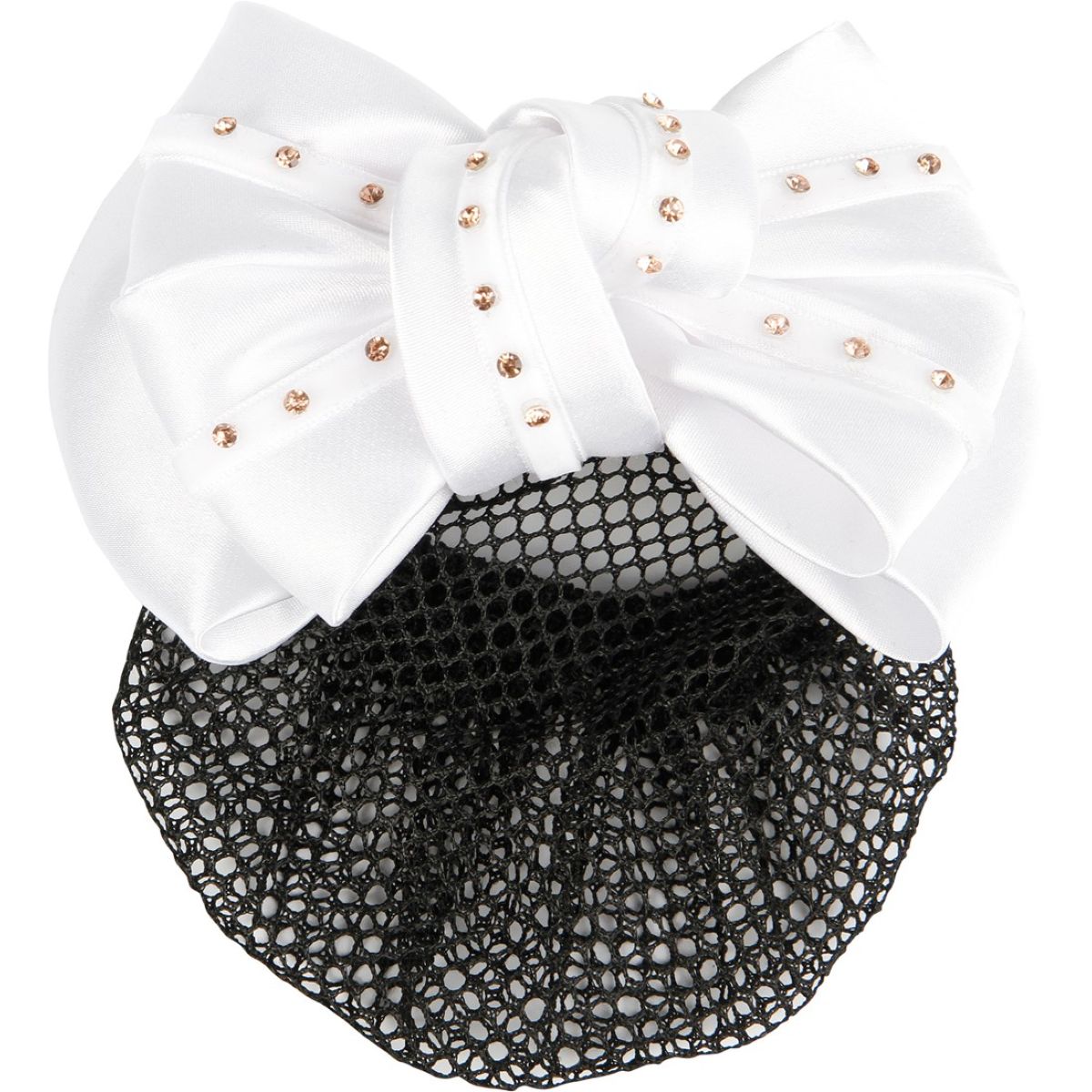 Harry's Horse Fermaglio per capelli Strass Rosegold Bianco