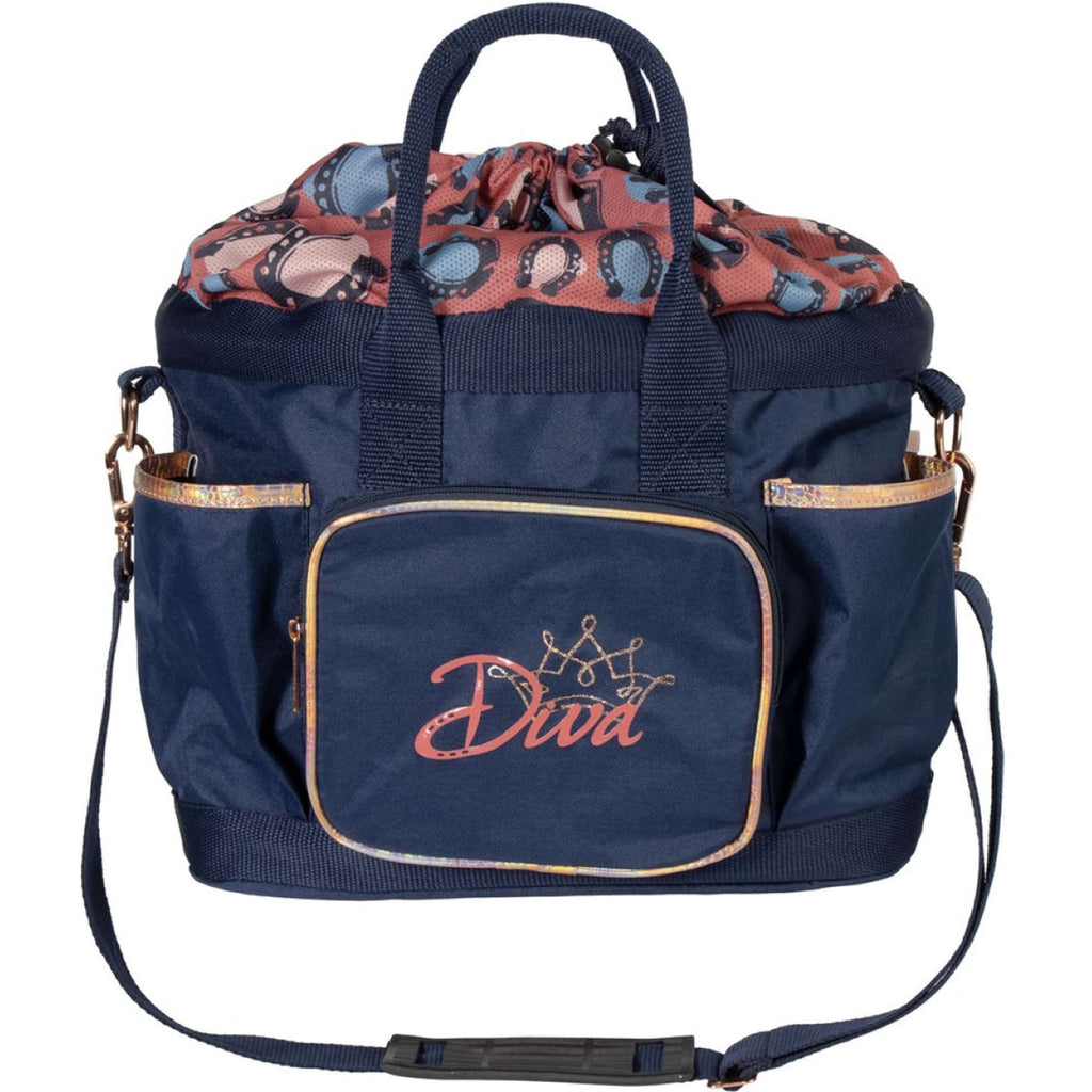 Harry's Horse Borsa per la Toelettatura Diva Mauvewood Collegiate-Blue