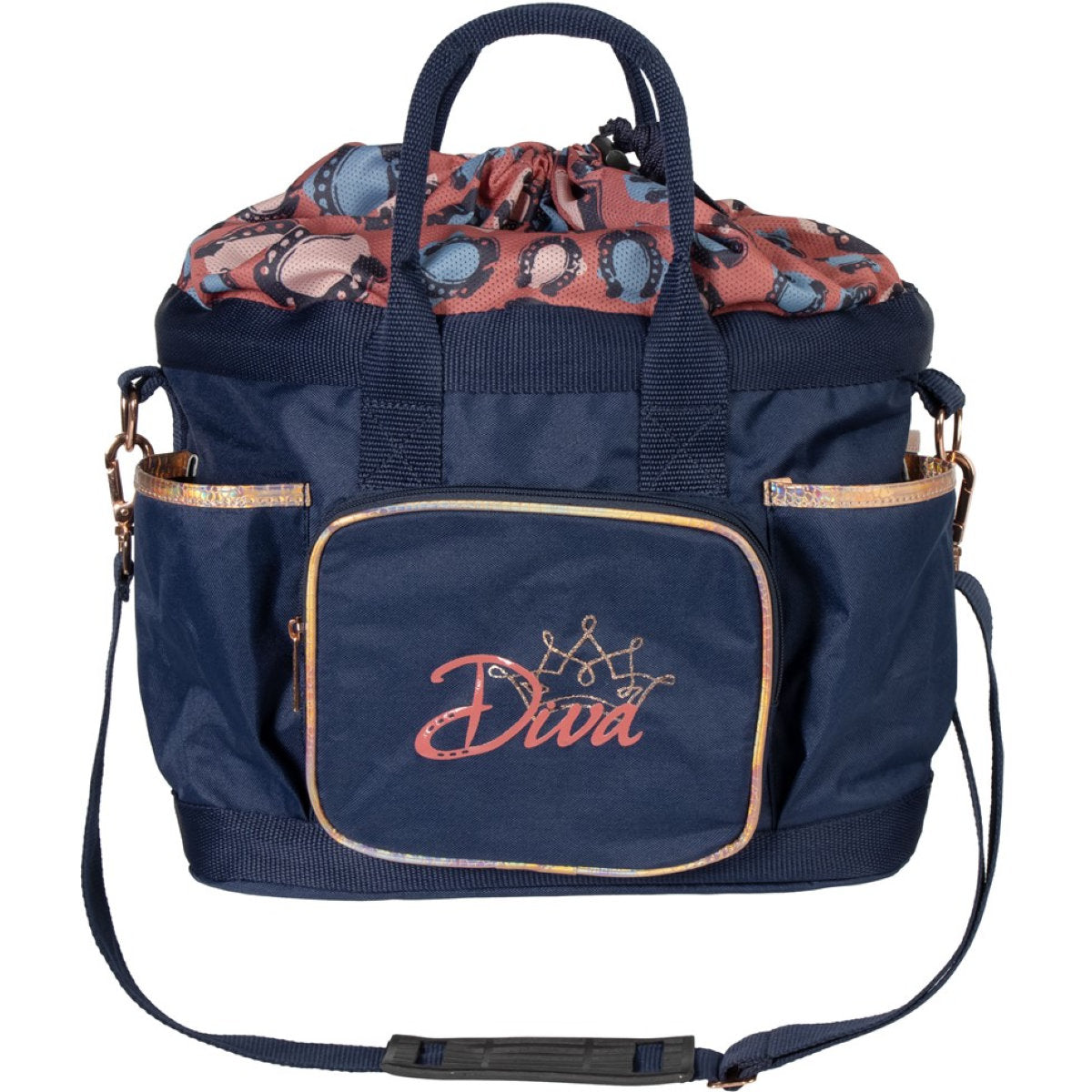 Harry's Horse Borsa per la Toelettatura Diva Mauvewood Collegiate-Blue