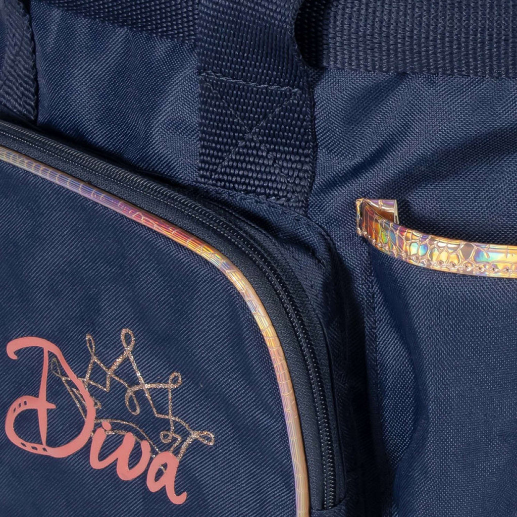 Harry's Horse Borsa per la Toelettatura Diva Mauvewood Collegiate-Blue