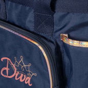 Harry's Horse Borsa per la Toelettatura Diva Mauvewood Collegiate-Blue