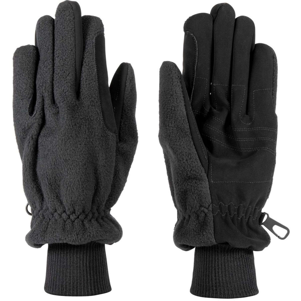 Harry's Horse Guanti da Equitazione Fleece Waterproof Hipora Nero