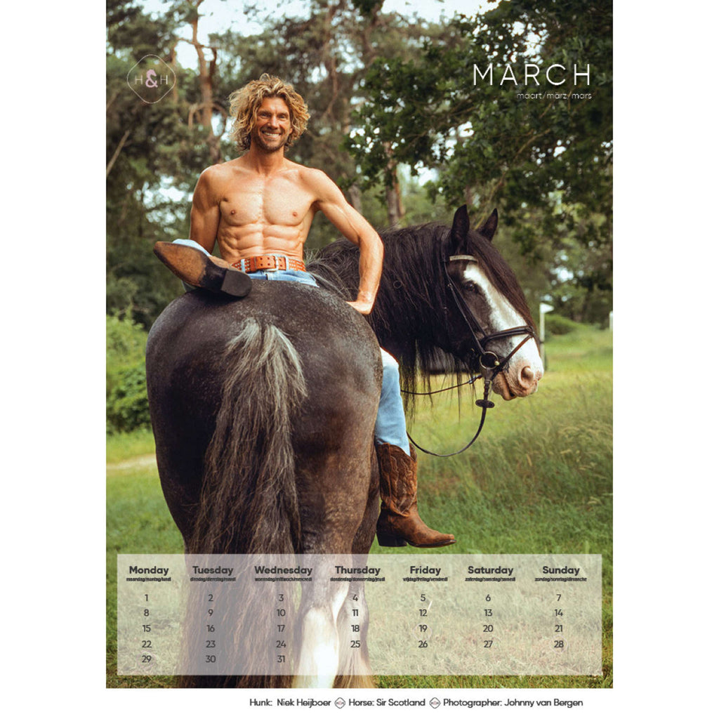 Horse and Hunk Kalender 2027