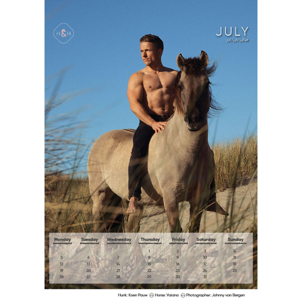 Horse and Hunk Kalender 2027