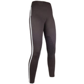HKM Leggings da Equitazione Glorenza Marrone palude